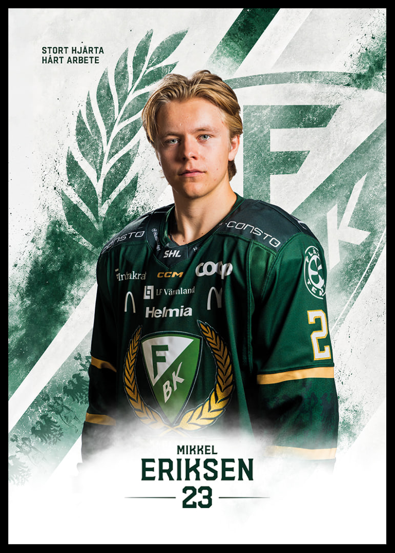 Mikkel Eriksen #23 Färjestad BK 2026/2027-12
