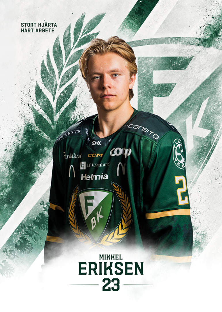 Mikkel Eriksen #23 Färjestad BK 2026/2027-12