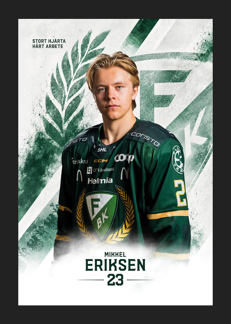 Mikkel Eriksen #23 Färjestad BK 2026/2027-12