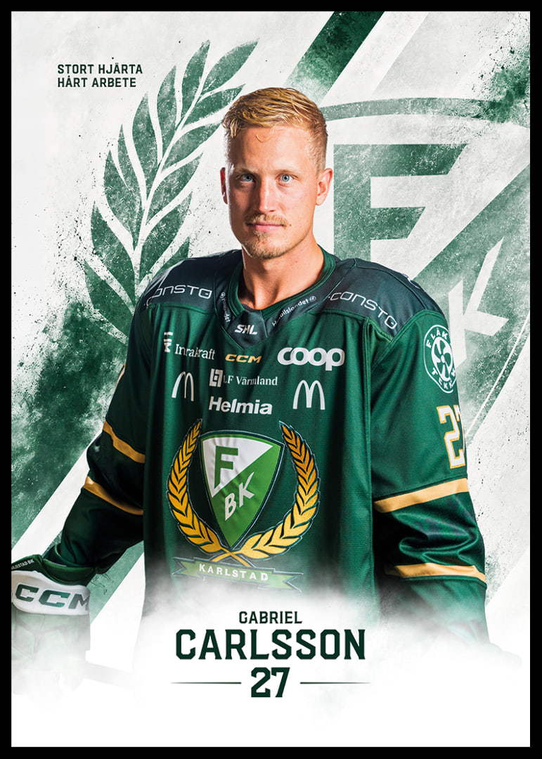 Gabriel Carlsson #27 Färjestad BK 2026/2027-12
