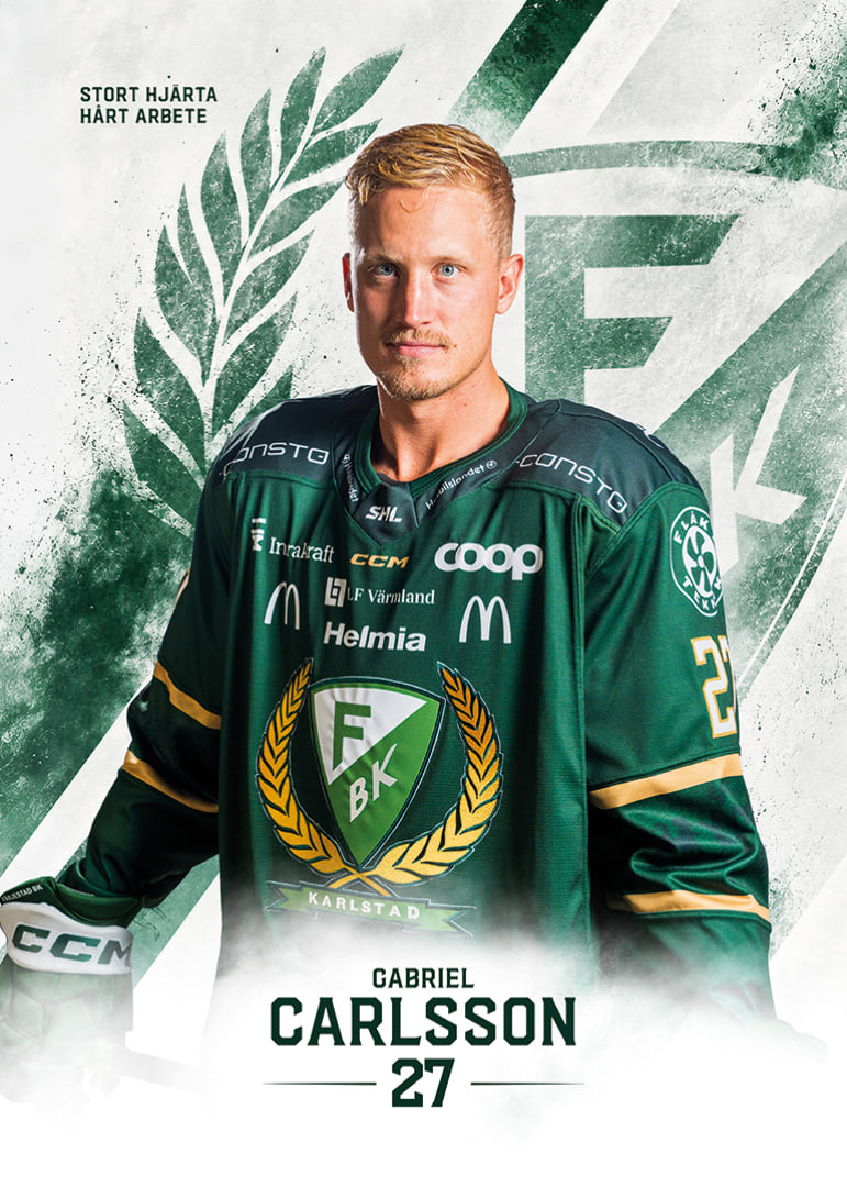 Gabriel Carlsson #27 Färjestad BK 2026/2027-12