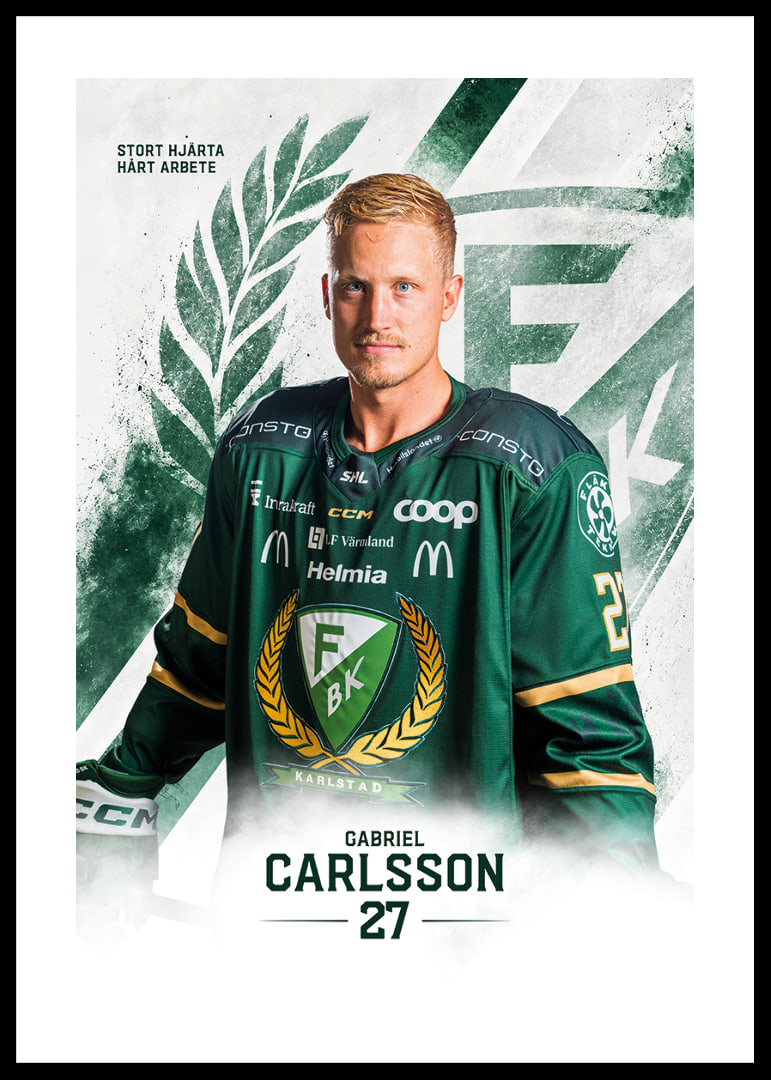 Gabriel Carlsson #27 Färjestad BK 2026/2027-12