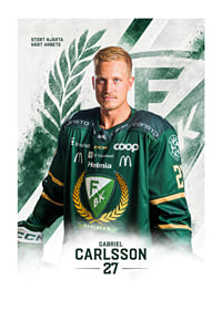 Gabriel Carlsson #27 Färjestad BK 2026/2027-1