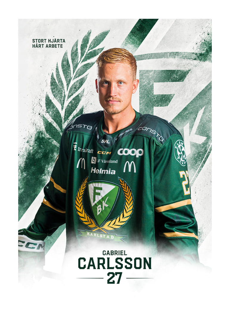 Gabriel Carlsson #27 Färjestad BK 2026/2027-12