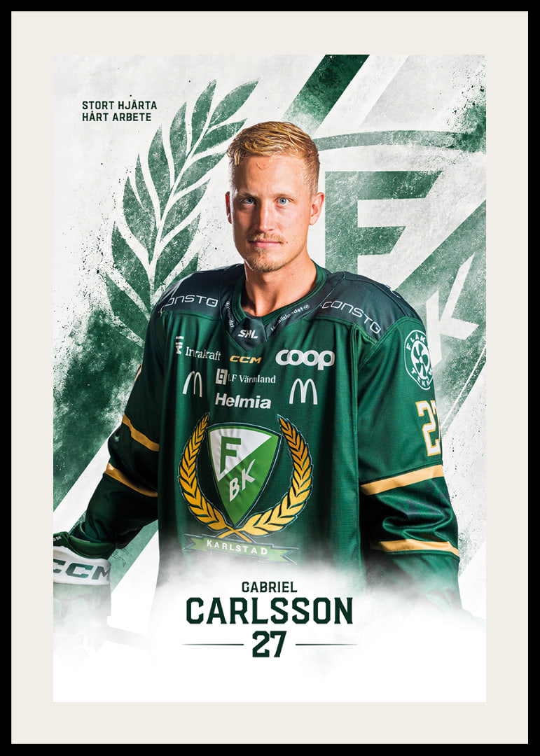 Gabriel Carlsson #27 Färjestad BK 2026/2027-12