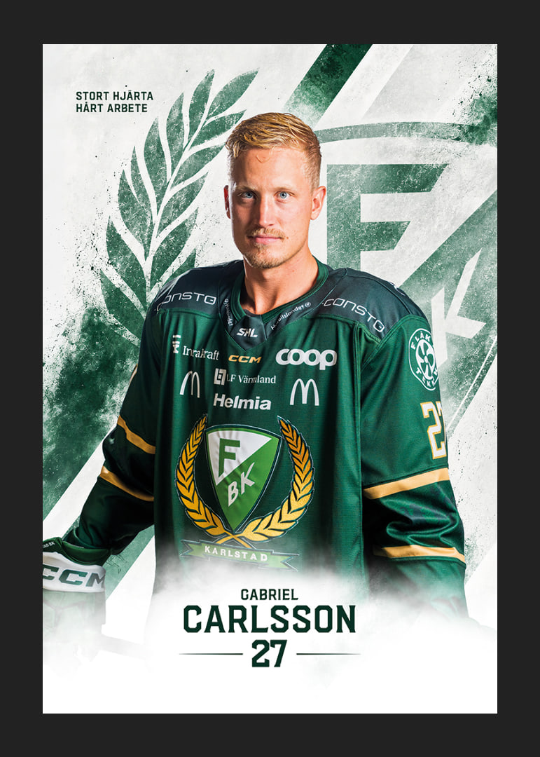 Gabriel Carlsson #27 Färjestad BK 2026/2027-12
