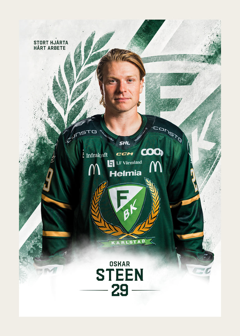 Oskar Steen #29 Färjestad BK 2026/2027-12