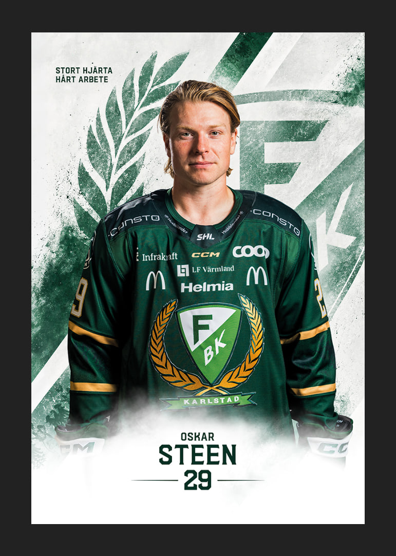 Oskar Steen #29 Färjestad BK 2026/2027-12