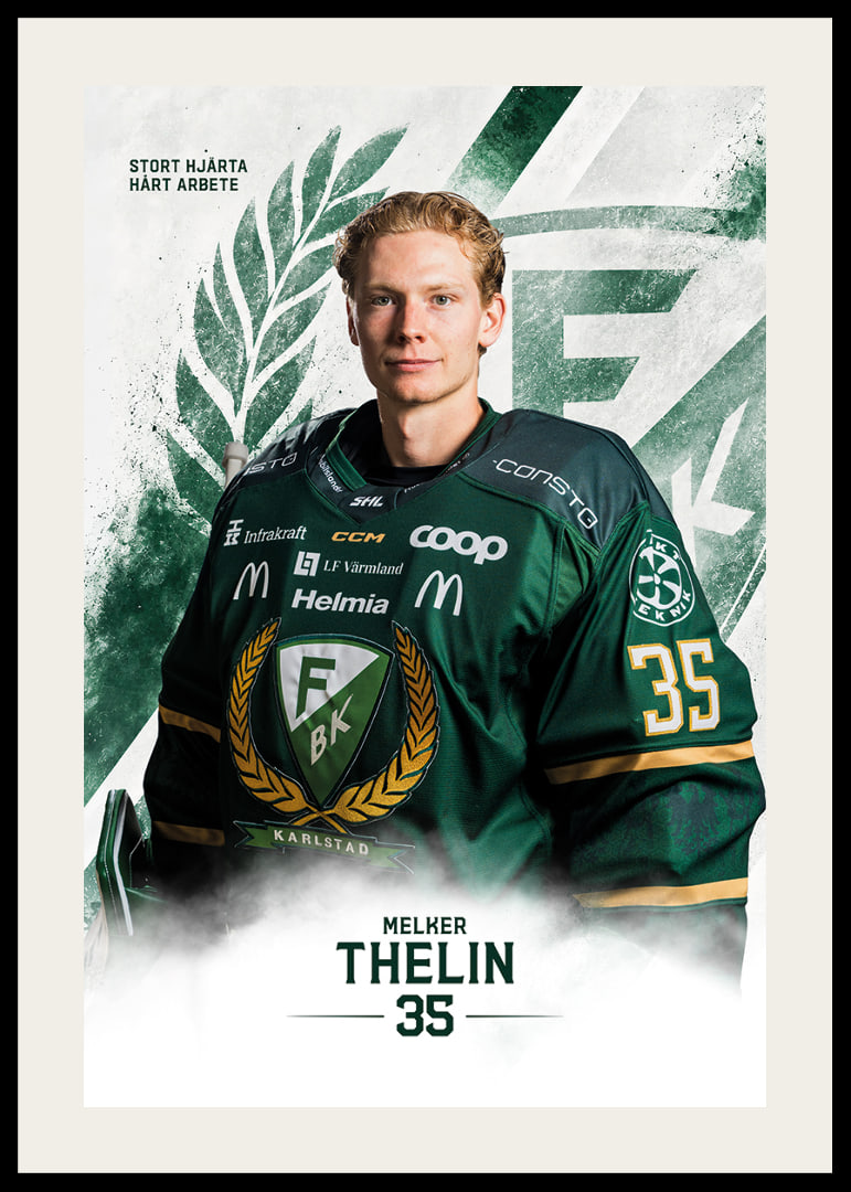 Melker Thelin #35 Färjestad BK 2026/2027-12