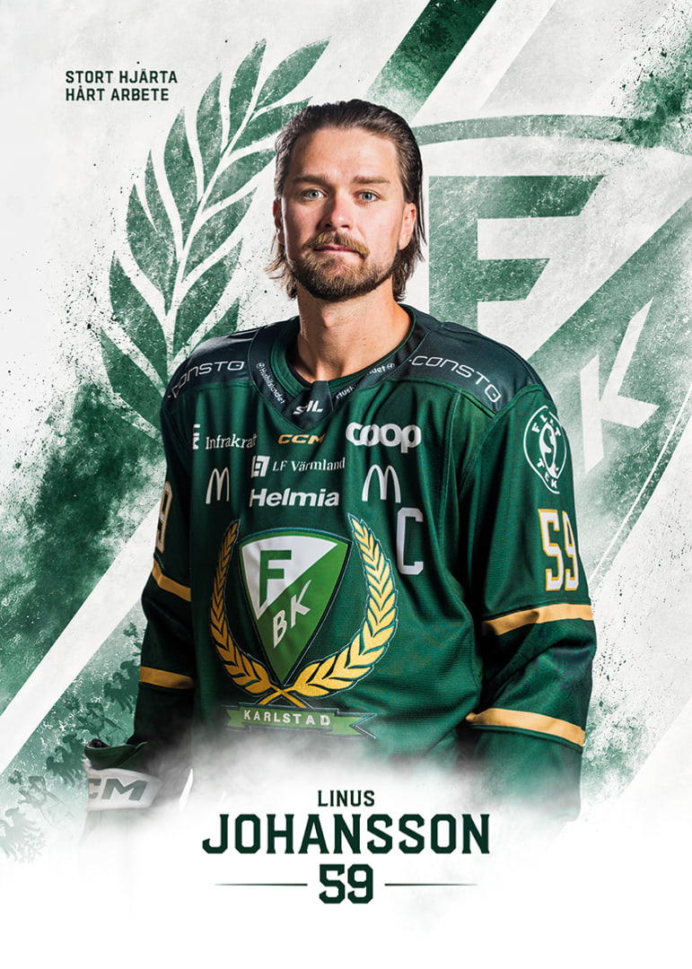 Linus Johansson #59 Färjestad BK 2026/2027-12