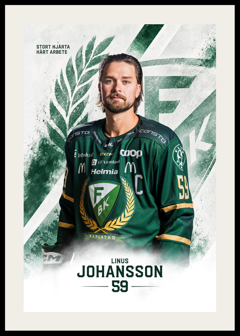 Linus Johansson #59 Färjestad BK 2026/2027-12