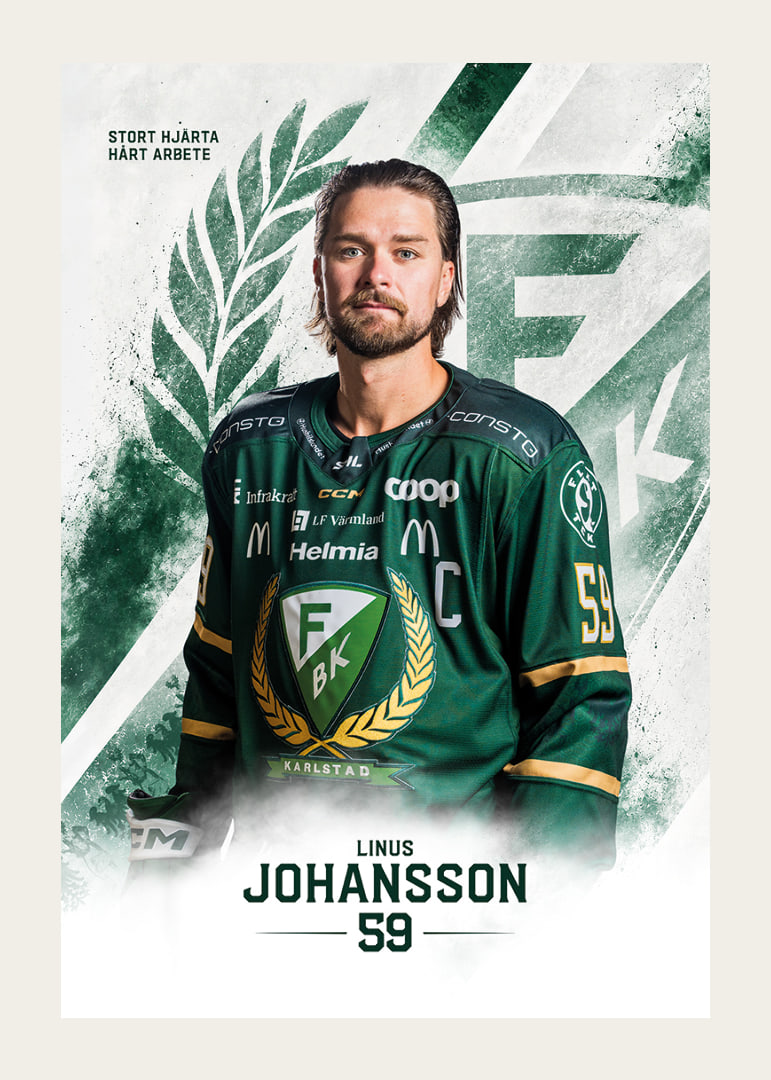 Linus Johansson #59 Färjestad BK 2026/2027-12