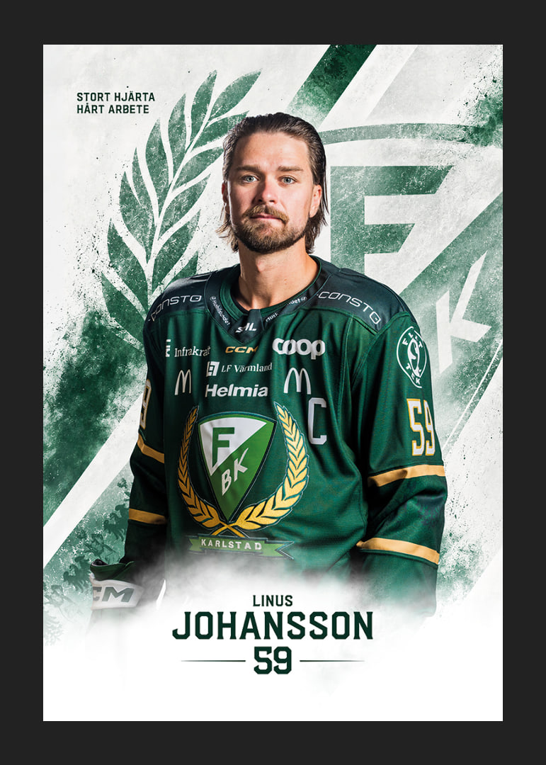 Linus Johansson #59 Färjestad BK 2026/2027-12