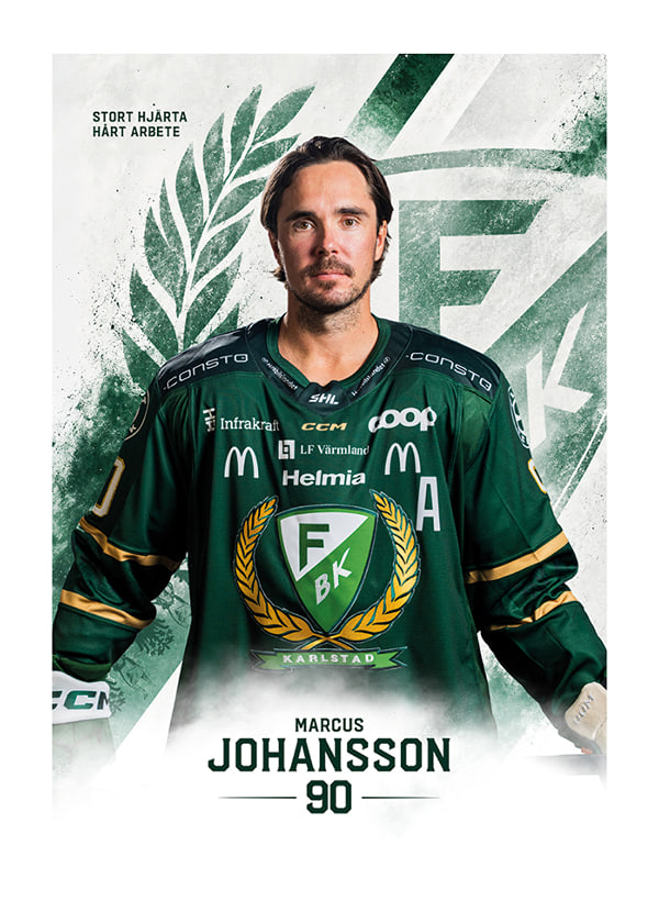 Poster Marcus Johansson #90 Färjestad BK 2026/2027