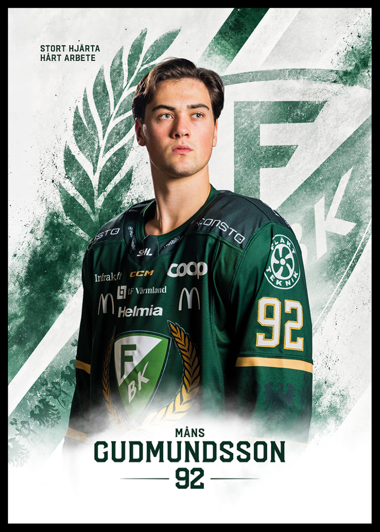Måns Gudmundsson #92 Färjestad BK 2026/2027-12