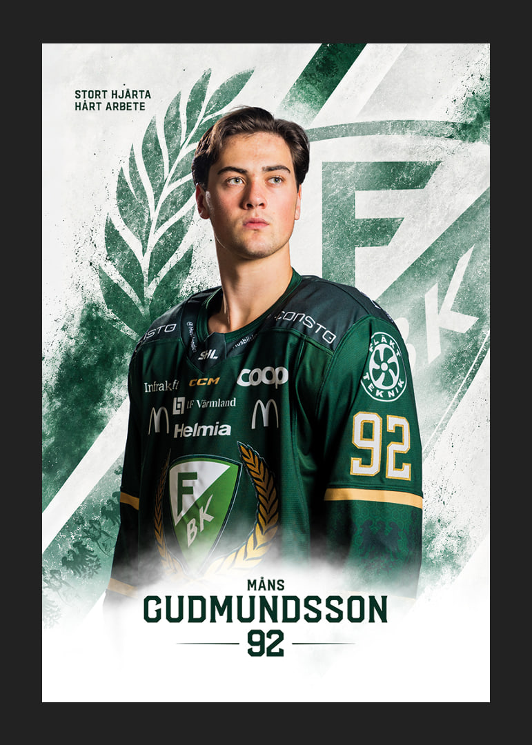 Måns Gudmundsson #92 Färjestad BK 2026/2027-12