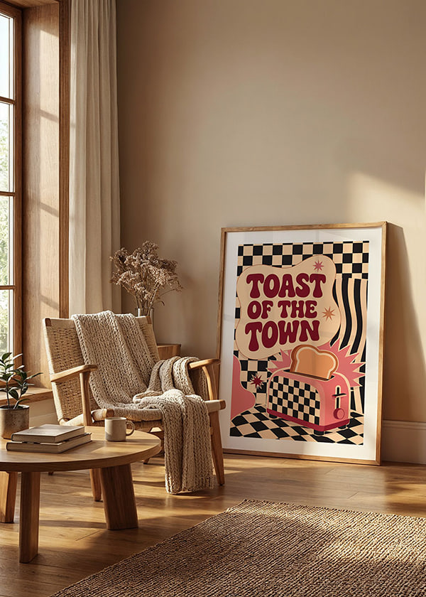 Poster Retro Toast Pop crossfade
