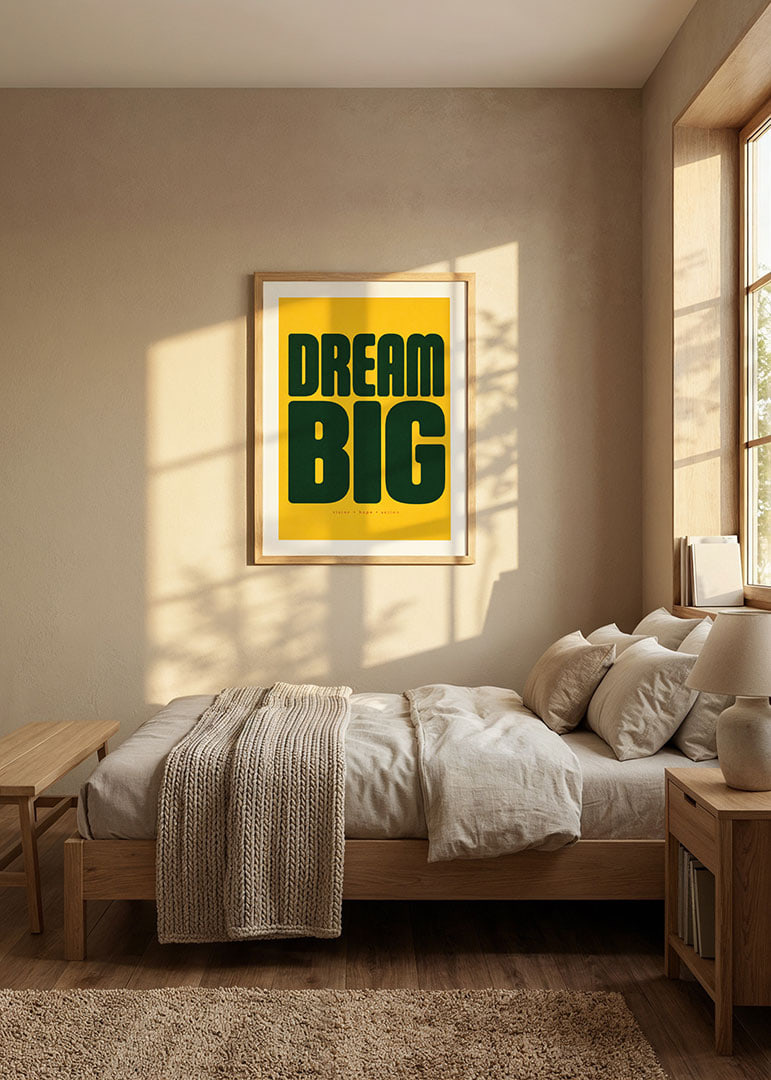 De krachtige typografie in groen en geel straalt een warme, hoopvolle dynamiek uit.-12