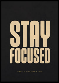 Krachtige typografie met boodschappen van focus, helderheid, discipline en rust.-6