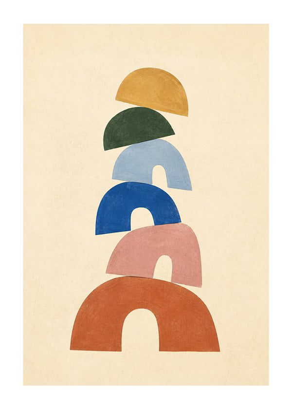 Plakat Stacked Arch Harmony