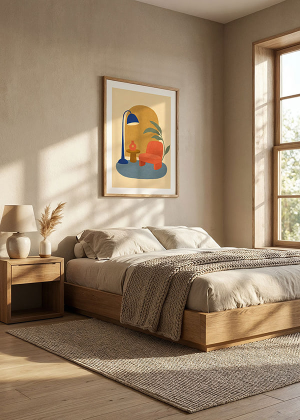 Plakat Colourful Reading Corner crossfade