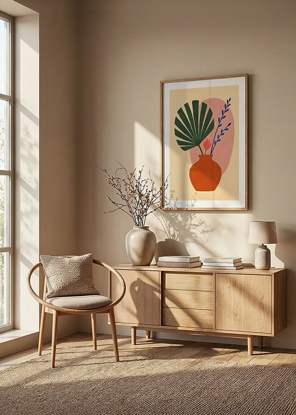 Plakat Terracotta Botanical Vase crossfade
