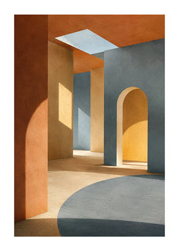 Plagát Terracotta Passage