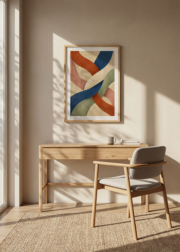Poster Earth Tone Interlace crossfade