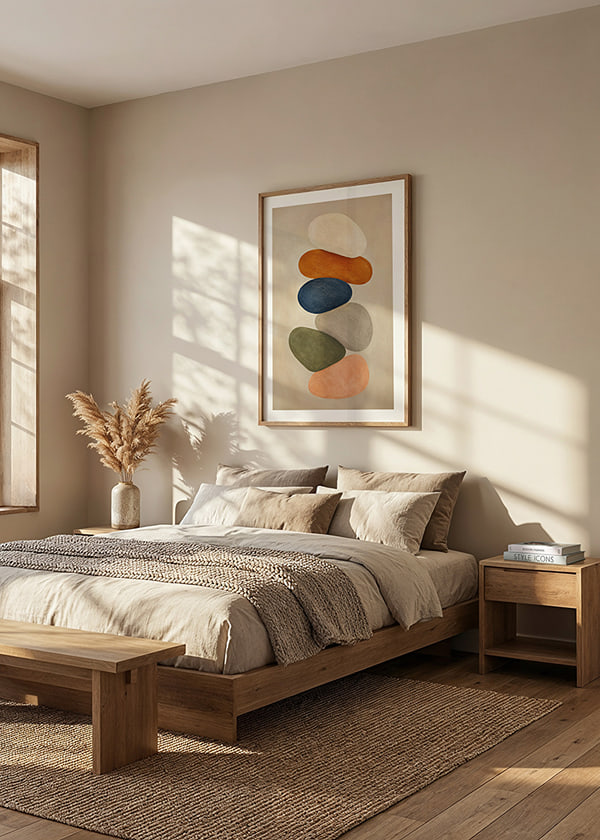 Poster Quiet Stone Stack crossfade