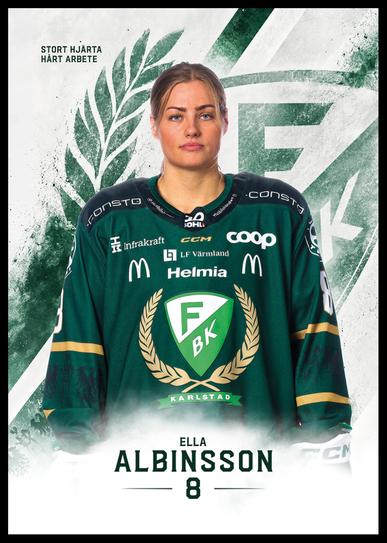 Ella Albinsson #8 Färjestad BK 2026/2027-12