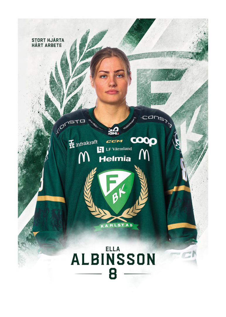 Ella Albinsson #8 Färjestad BK 2026/2027-12