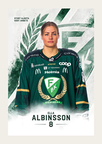 Ella Albinsson #8 Färjestad BK 2026/2027-3