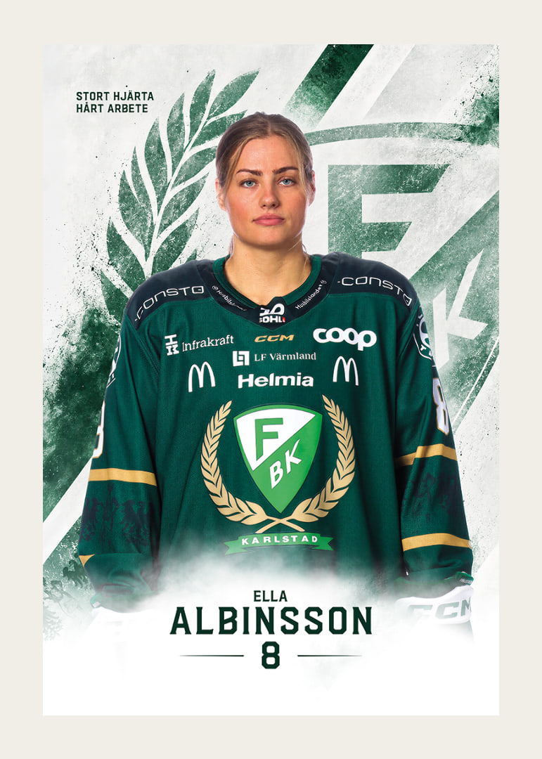 Ella Albinsson #8 Färjestad BK 2026/2027-12