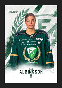 Ella Albinsson #8 Färjestad BK 2026/2027-5