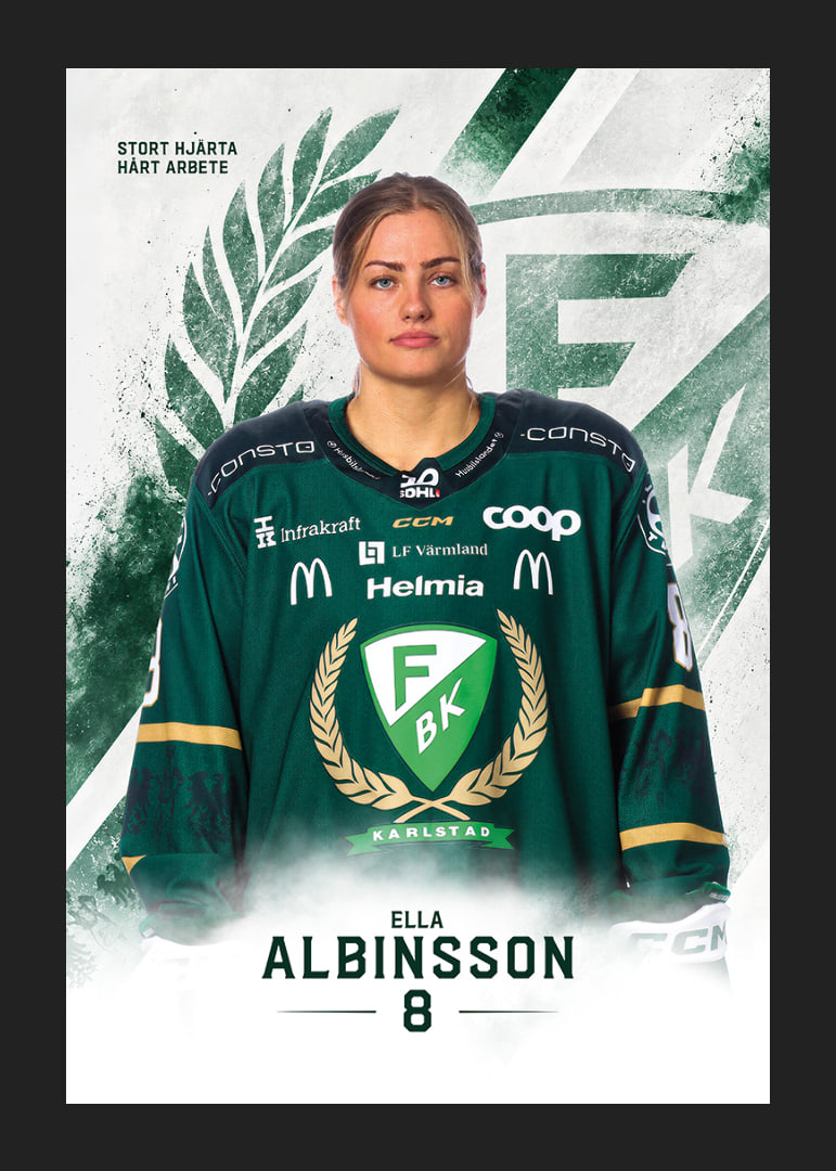 Ella Albinsson #8 Färjestad BK 2026/2027-12