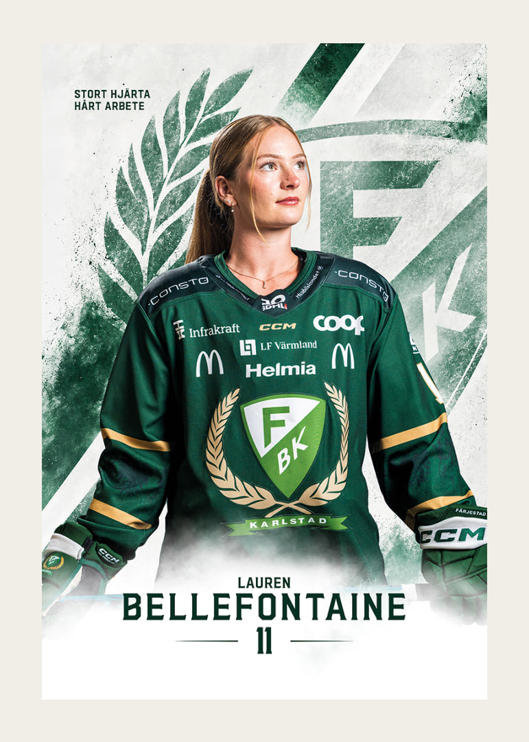 Lauren Bellefontaine #11 Färjestad BK 2026/2027-12