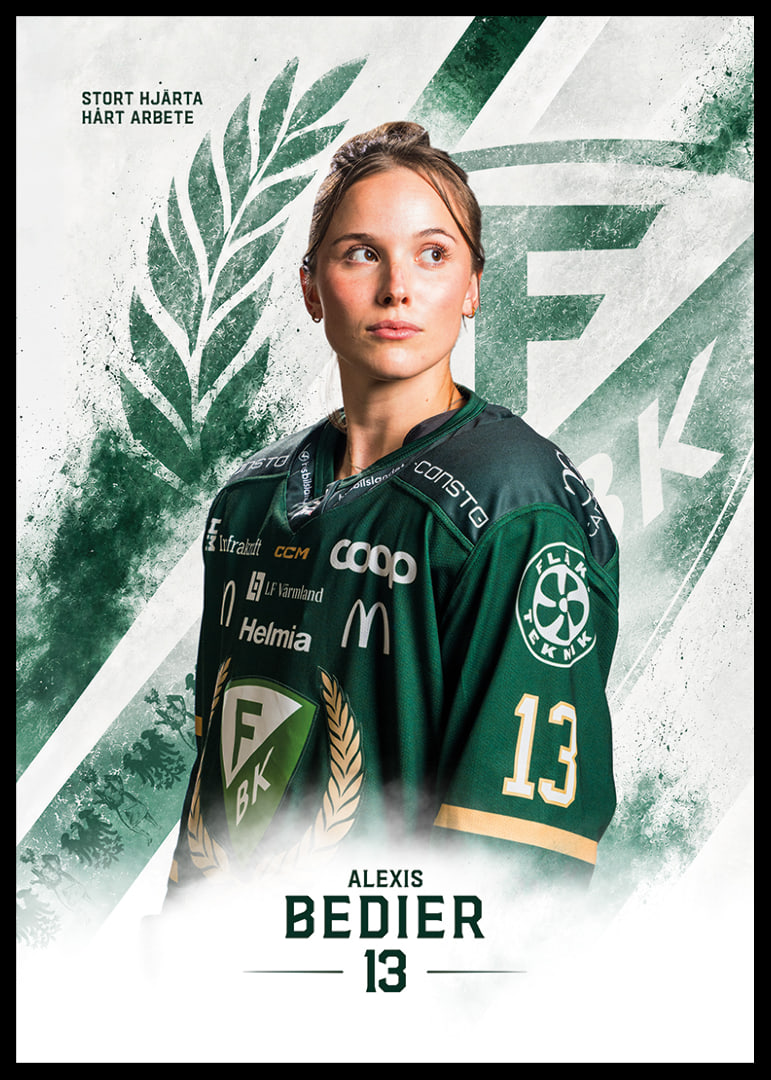 Alexis Bedier #13 Färjestad BK 2026/2027-12