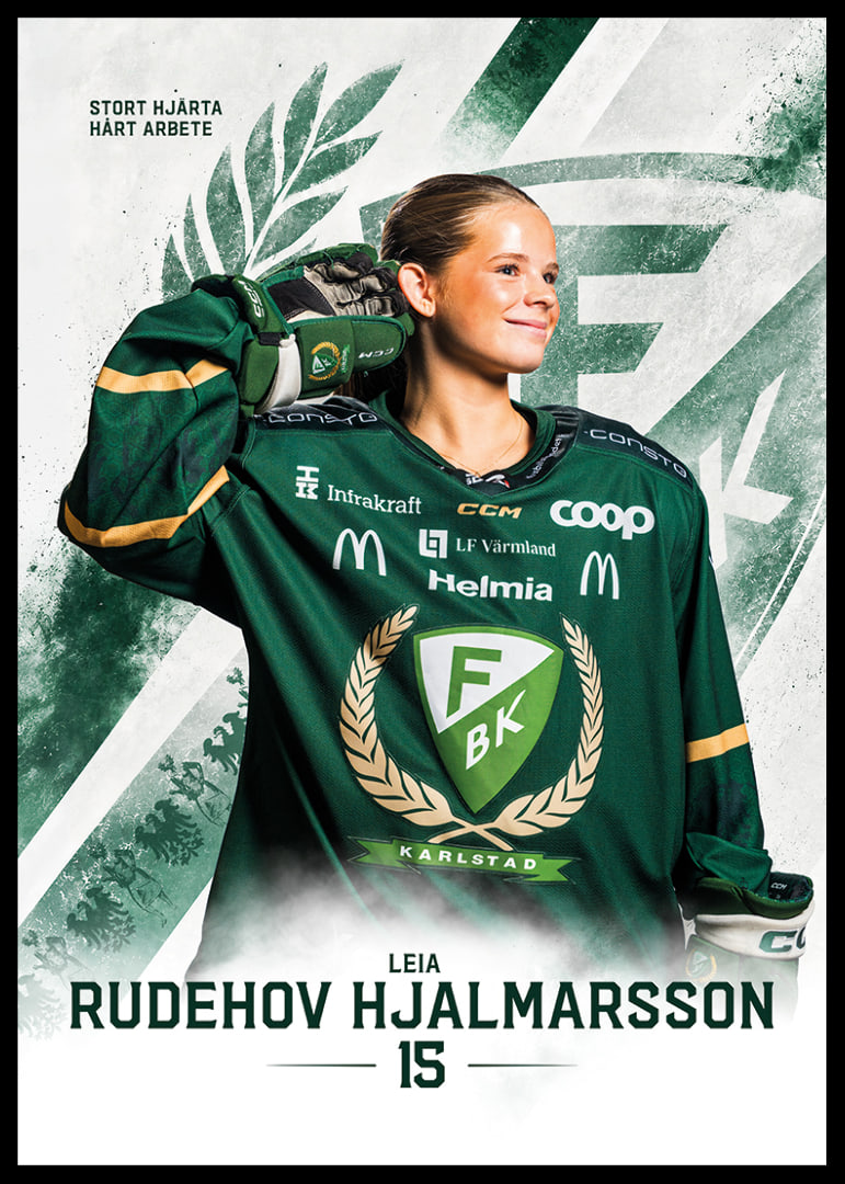 Leia Rudehov Hjalmarsson #15 Färjestad BK 2026/2027-12