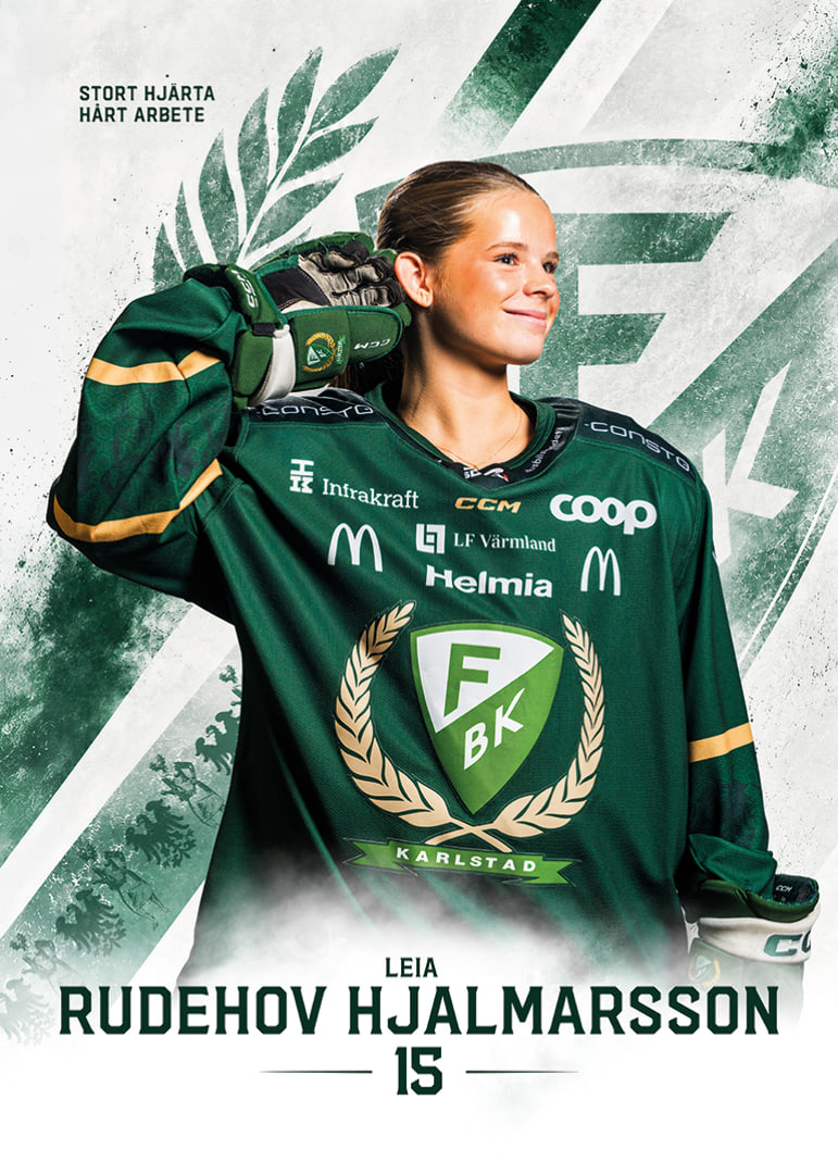 Leia Rudehov Hjalmarsson #15 Färjestad BK 2026/2027-12