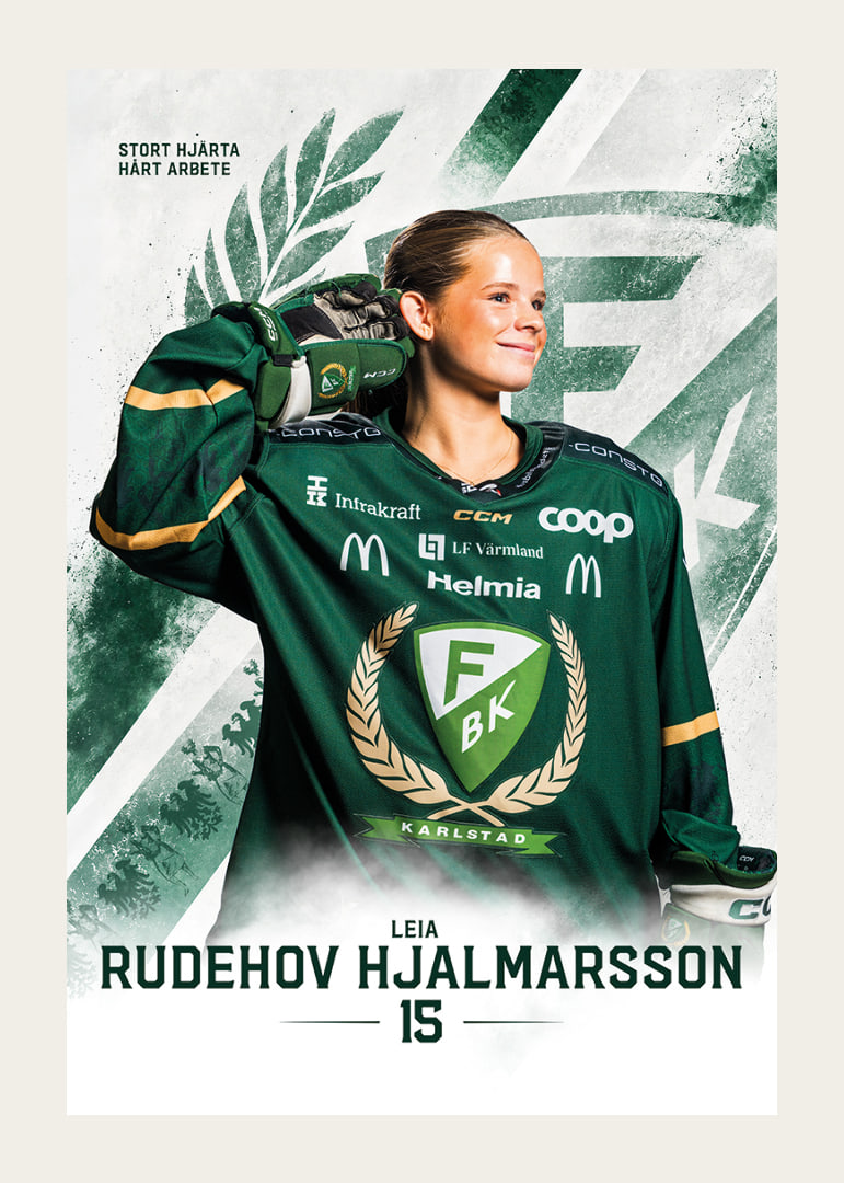 Leia Rudehov Hjalmarsson #15 Färjestad BK 2026/2027-12