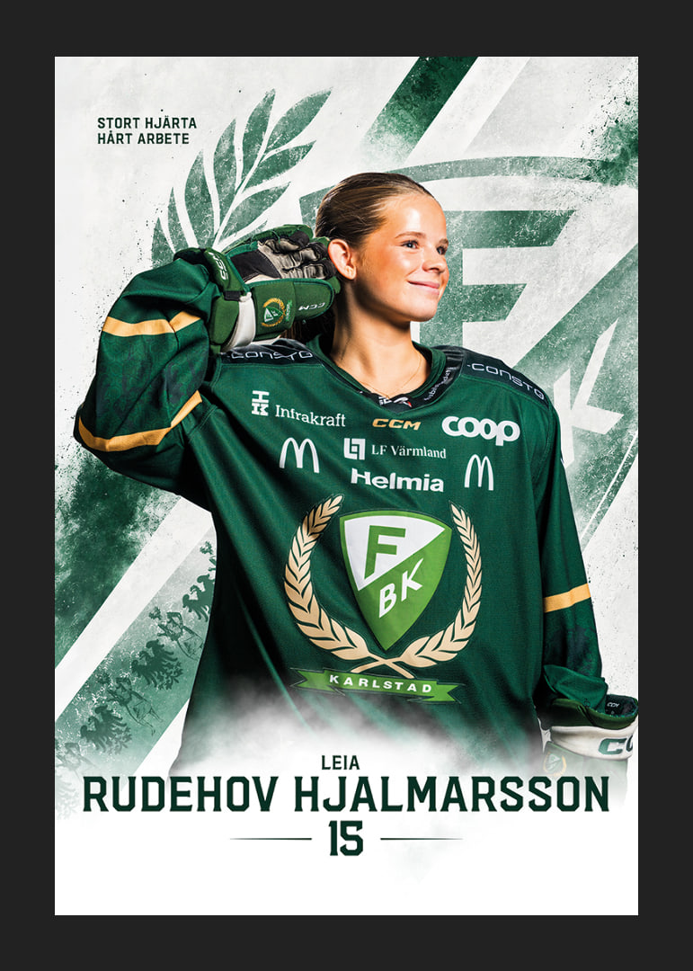 Leia Rudehov Hjalmarsson #15 Färjestad BK 2026/2027-12