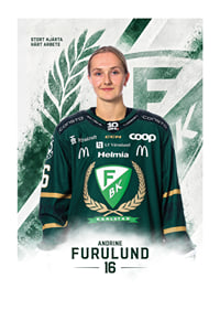 Andrine Furulund #16 Färjestad BK 2026/2027-1