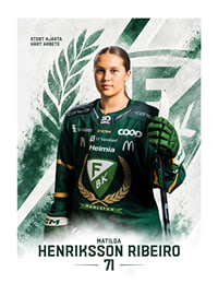 Matilda Henriksson Ribeiro #71 Färjestad BK 2026/2027-1
