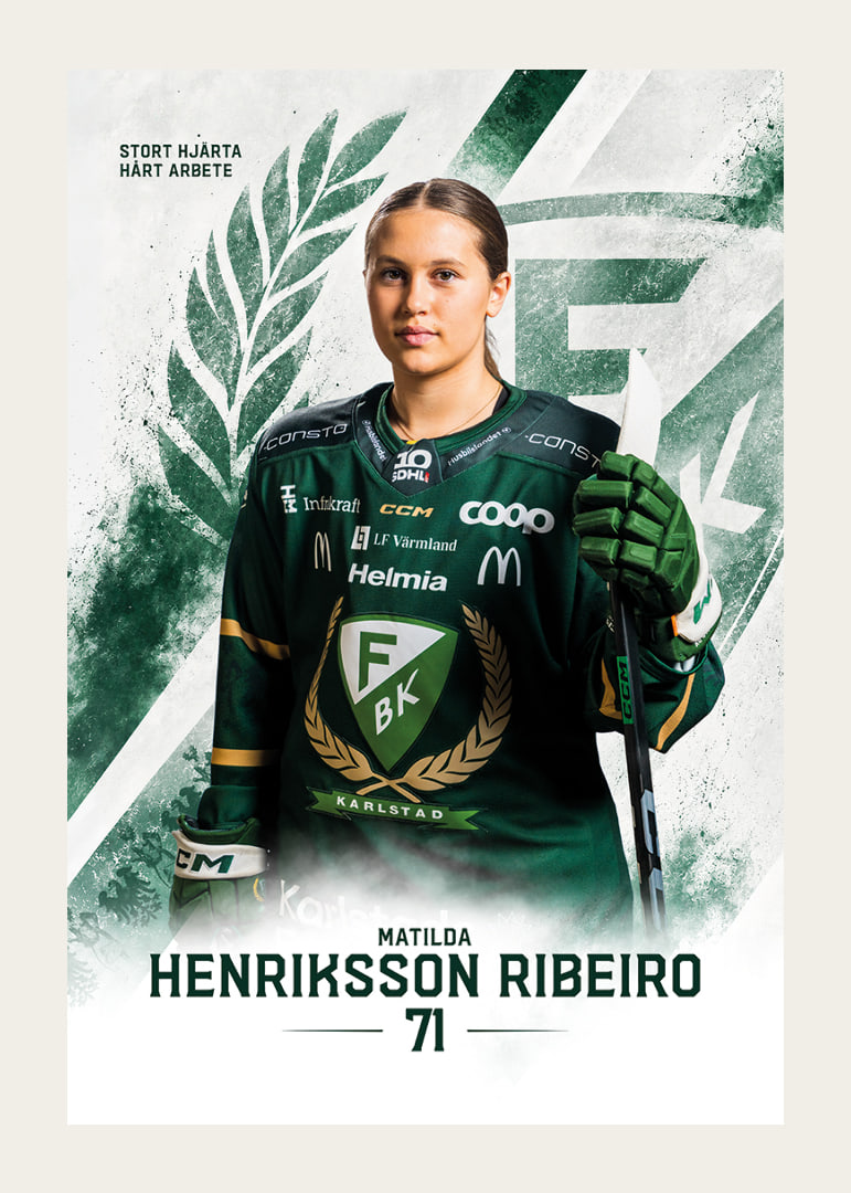 Matilda Henriksson Ribeiro #71 Färjestad BK 2026/2027-12