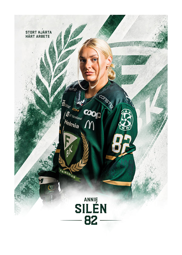 Poster Annie Silén #82 Färjestad BK 2026/2027