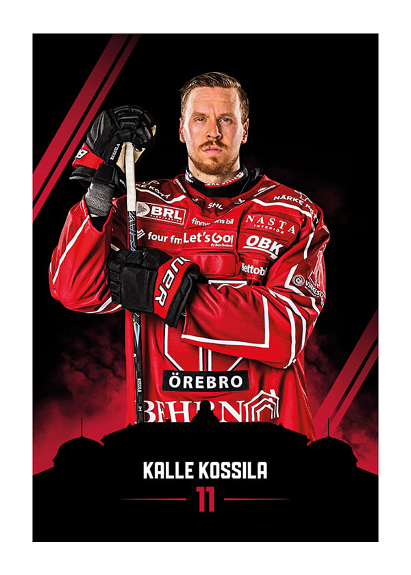 Poster Kalle Kossila #11 Örebro Hockey 2026/2027