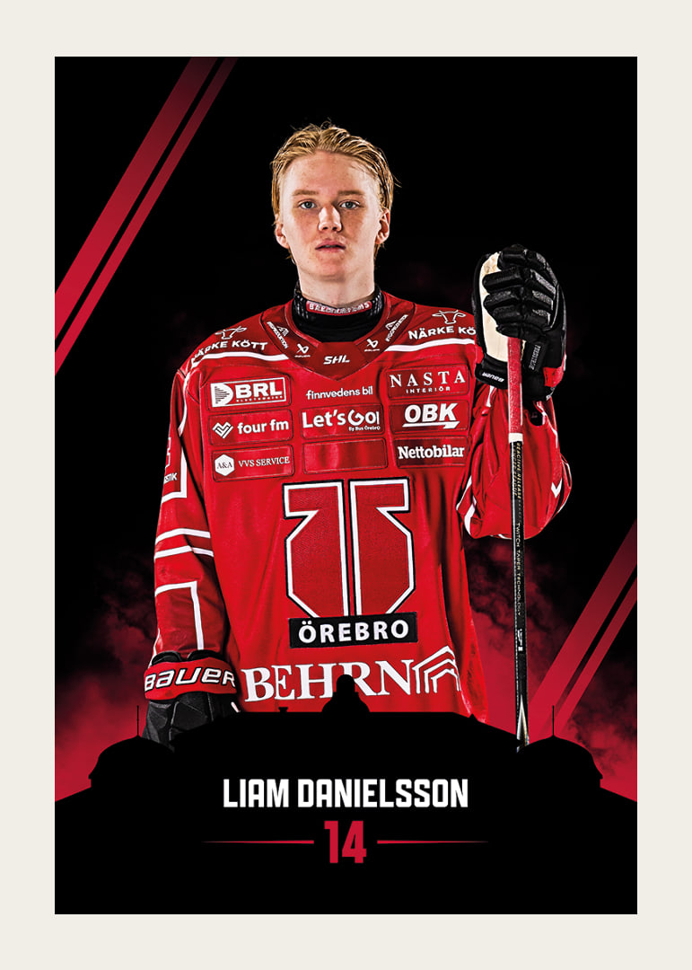 Liam Danielsson #14 Örebro Hockey 2026/2027-12