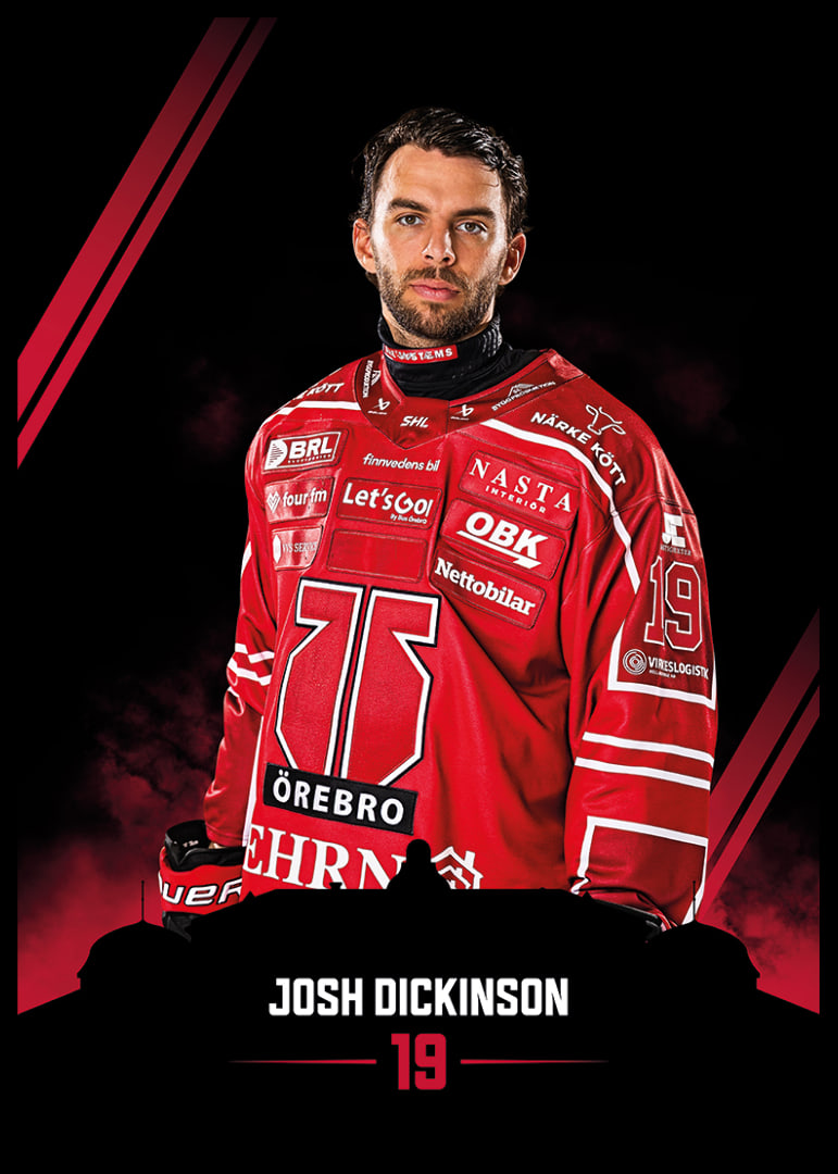 Josh Dickinson #19 Örebro Hockey 2026/2027-12