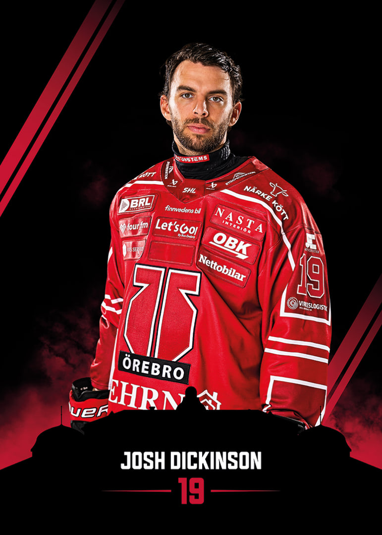 Josh Dickinson #19 Örebro Hockey 2026/2027-12