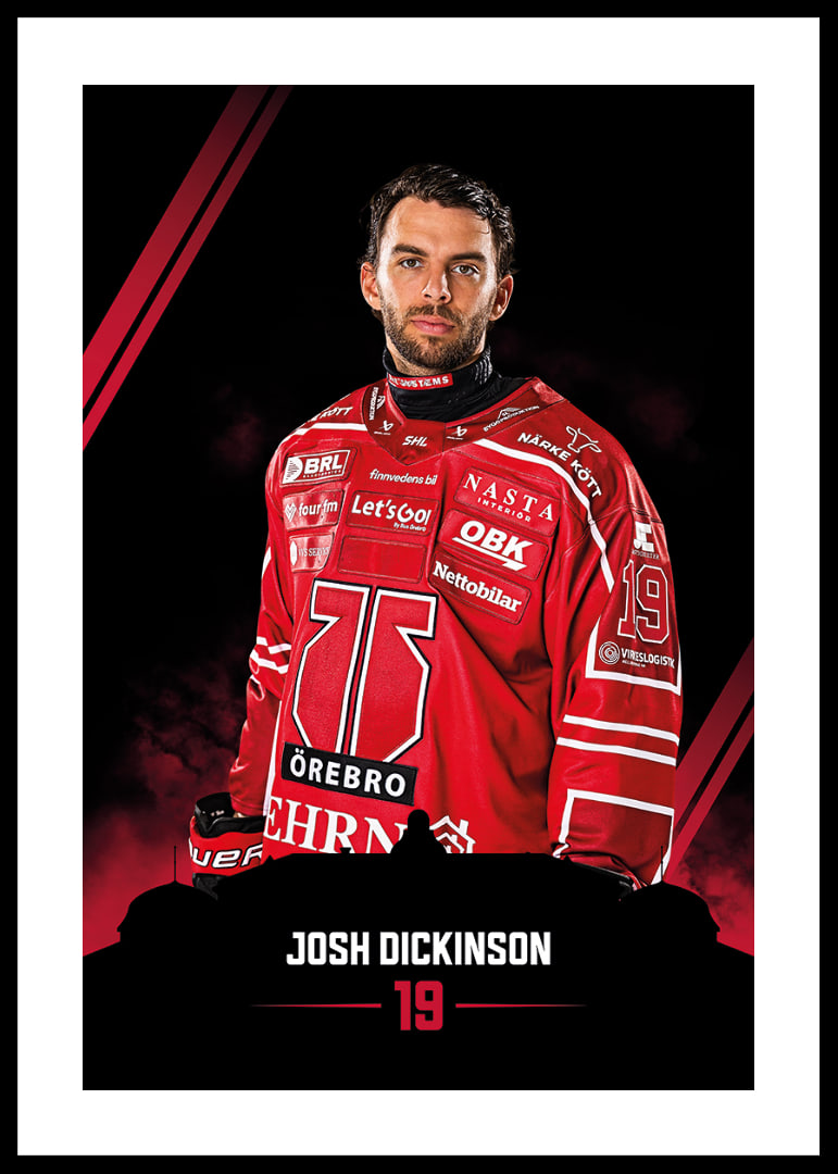 Josh Dickinson #19 Örebro Hockey 2026/2027-12